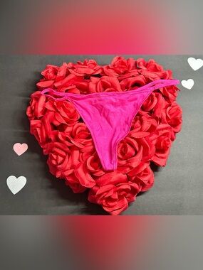 Victoria's Secret Hot Pink Thong Panty
